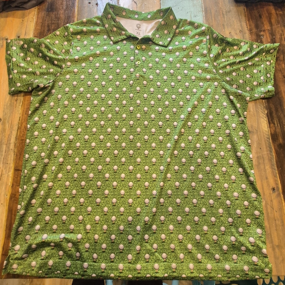 Green Golf Polo